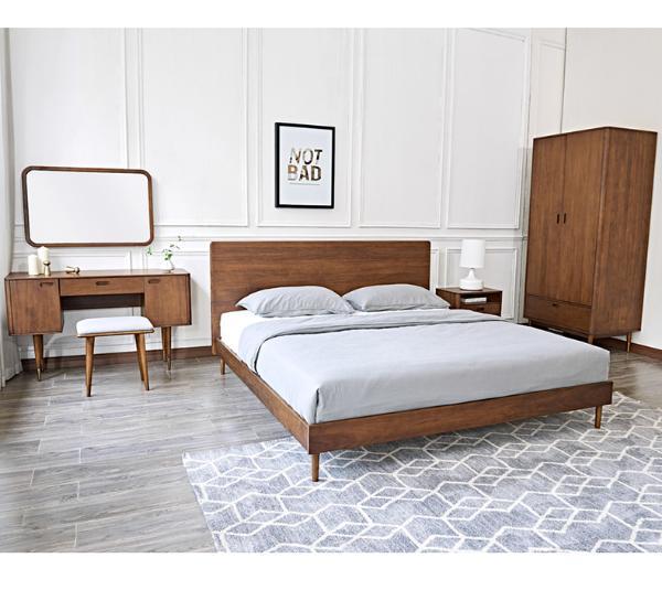 5米大床卧室1.8米双人床主卧轻奢木床