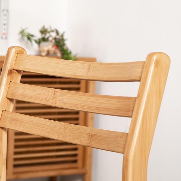 祥福家具竹条软椅子靠背 新中式禅意靠背椅子 家用简约泡茶椅办公椅子