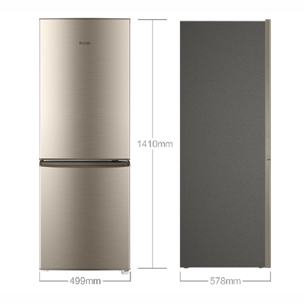 haier/海尔冰箱两门180升小型家用双门租房经济静音宿舍迷你电冰箱