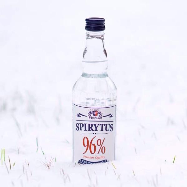 96度伏特加高度烈酒spirytus生命之水伏特加 500ml 单