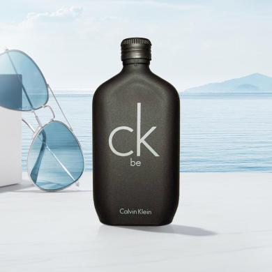 美国calvin klein卡文克莱 可莱比男女中性淡香水 ck be香水(黑瓶)edt