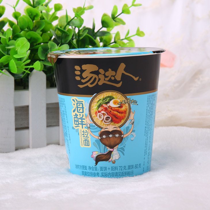 统一汤达人海鲜拉面杯(72g)