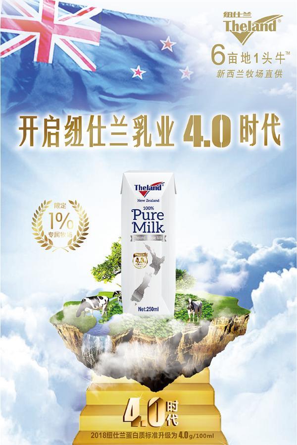 【2箱装】纽仕兰牧场全脂牛奶4.0g(250ml*10)