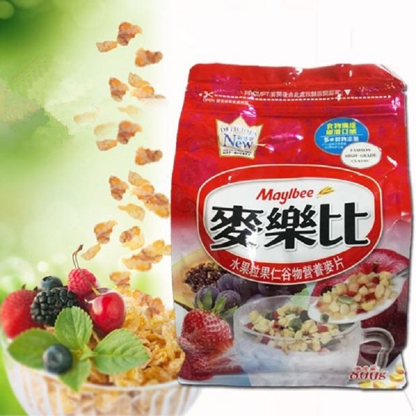 【麦乐比】香港进口 水果粒果仁谷物营养麦片 800g/袋 营养早餐冲饮