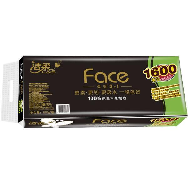 洁柔face卷纸卫生纸(160g*10卷)