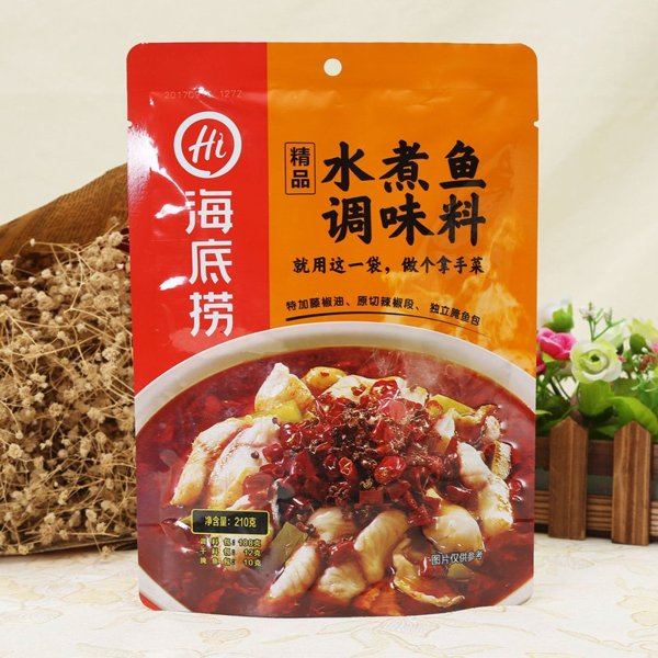 海底捞精品水煮鱼调味料(210g)