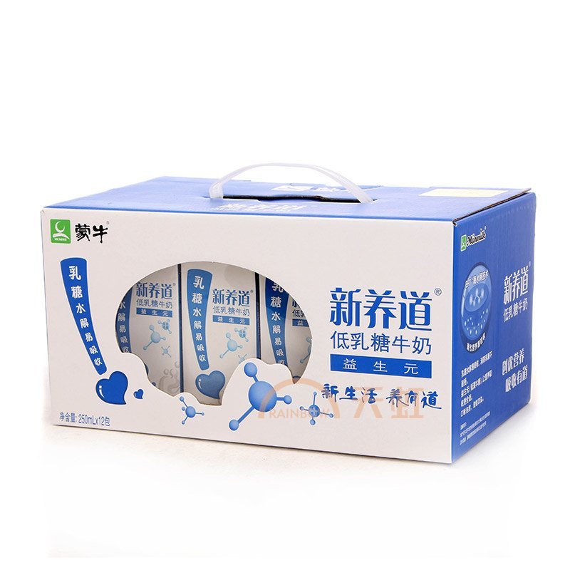 生鲜熟食 量贩式组合 整包装奶 蒙牛 蒙牛新养道调制乳(低乳糖型)