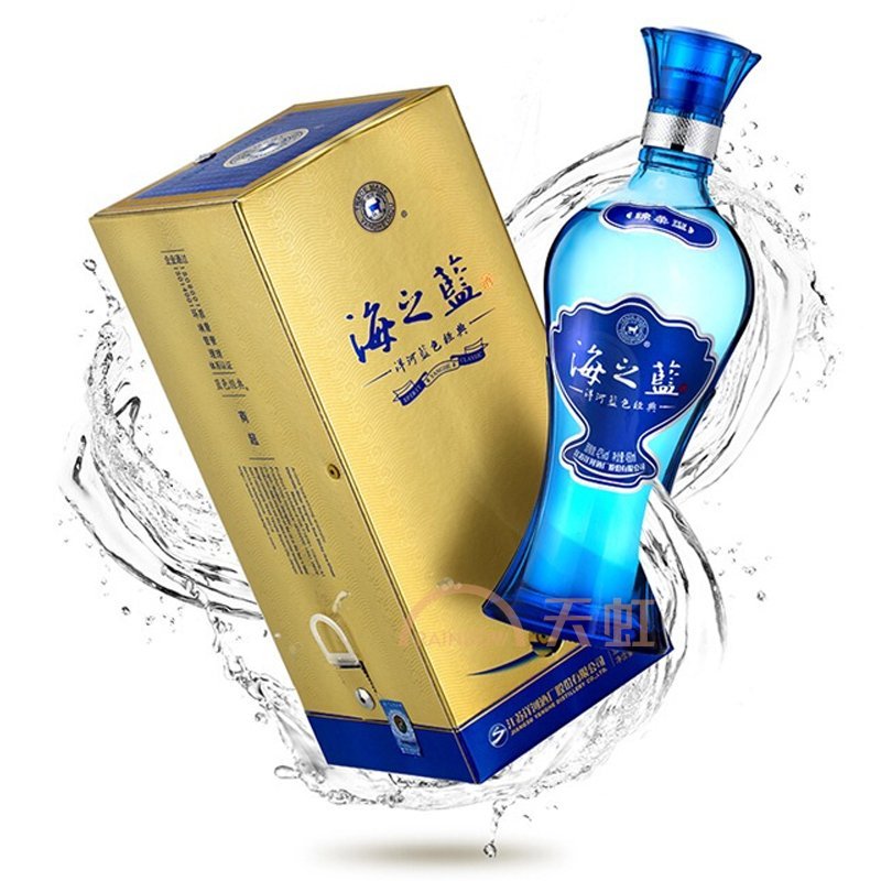 生鲜熟食 酒 白酒 洋河 【双支装】品悦 46度 洋河 蓝色经典 海之蓝