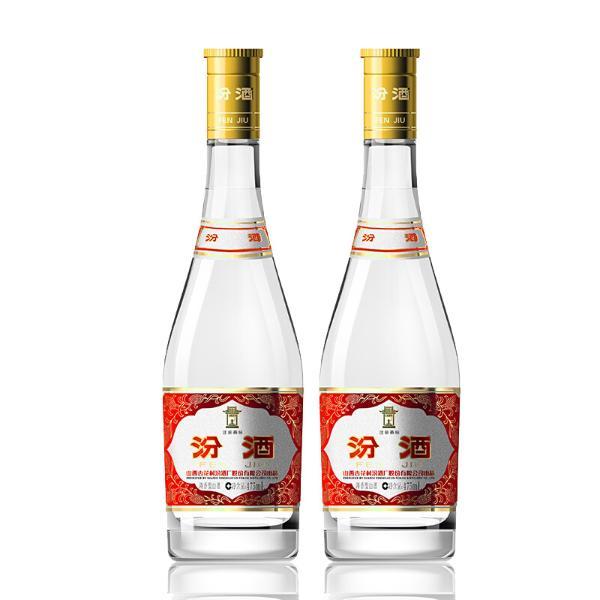 汾酒 白酒 黄盖玻汾 清香型 53度 475ml*12瓶 整箱装