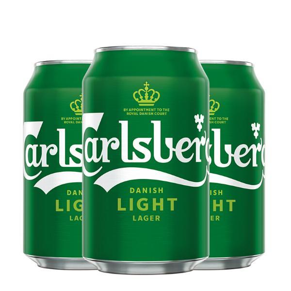 嘉士伯(carlsberg)啤酒 特醇啤酒330ml*24听 整箱装 清爽口感