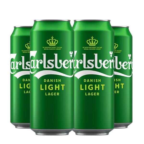 嘉士伯(carlsberg)啤酒 特醇啤酒500ml*12听 整箱装 清爽口感(新老