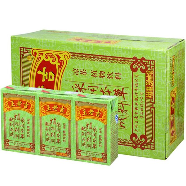 王老吉凉茶250ml*16盒 凉茶饮料 植物饮料