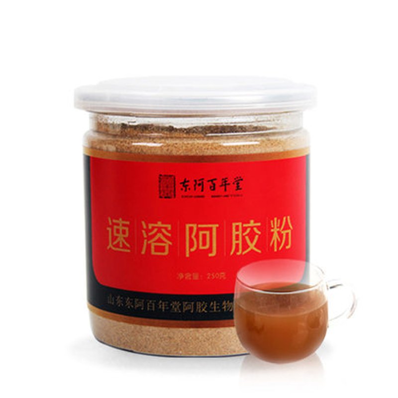 东阿百年堂阿胶 速溶粉250g 山东东阿原产阿胶粉原粉