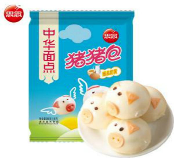 思念中华面点猪猪包(臻品奶黄(300g)