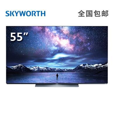 创维skyworth55s8155英寸4k超高清超薄全面屏oled自发光全时ai人工