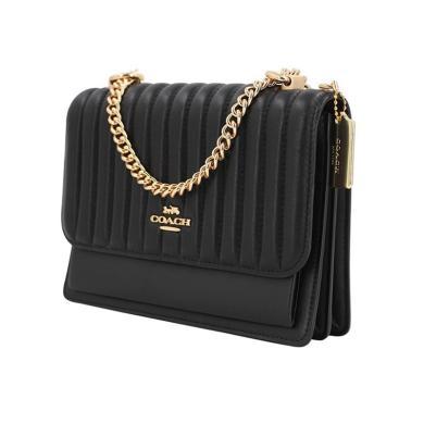 【支持购物卡】【美国直邮】coach蔻驰女士奥莱款单肩斜挎小方包链条
