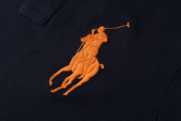 卡]美国正品polo ralph lauren拉夫劳伦男款纯棉短袖黑色撞色大马标