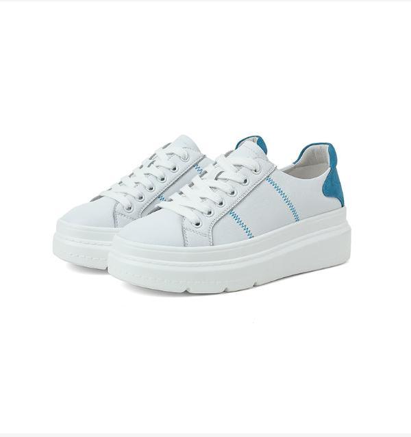 百田森小白鞋女 洋气厚底夏季百搭透气学生休闲鞋phq19530