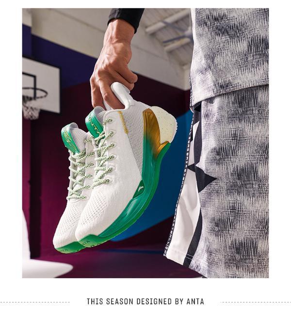 安踏篮球鞋男鞋夏季2019新款汤普森kt系列战靴高帮球鞋11931102