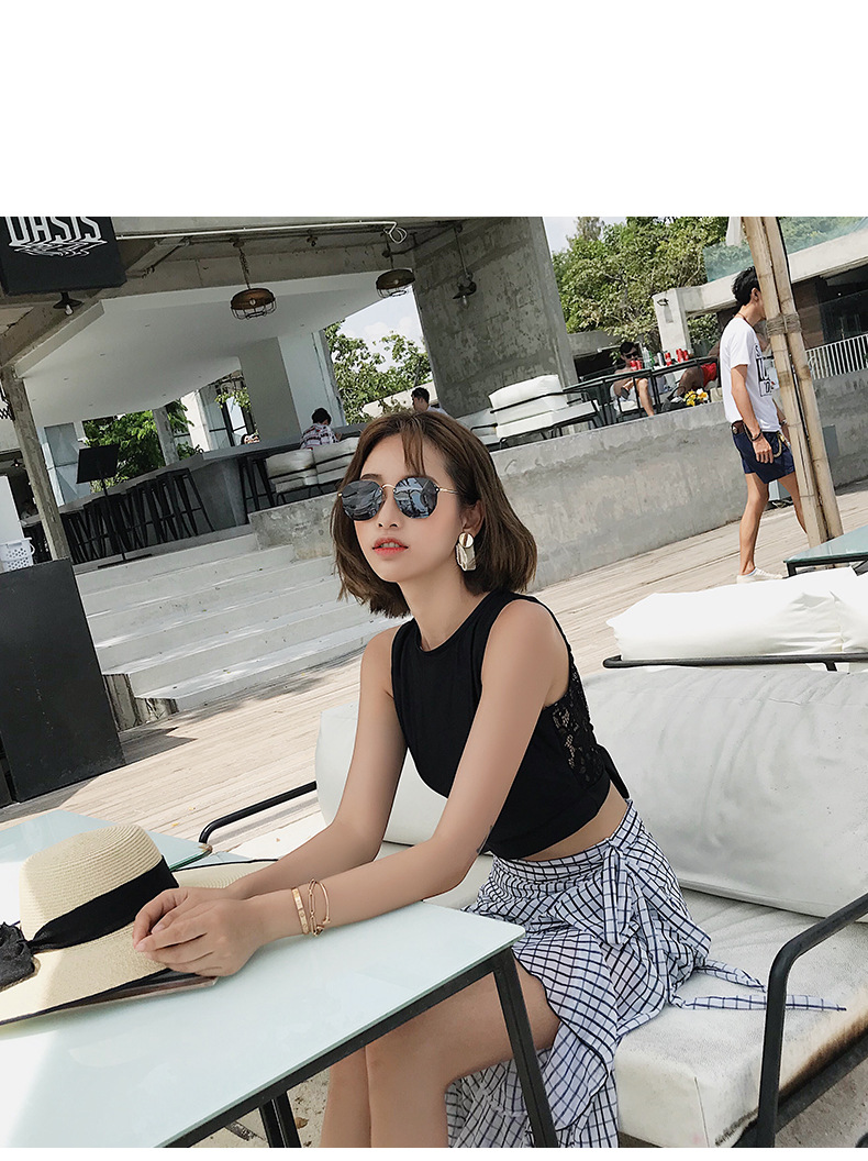 修允菲度假沙滩裙三件套比基尼泳衣女时尚文艺范蕾丝美