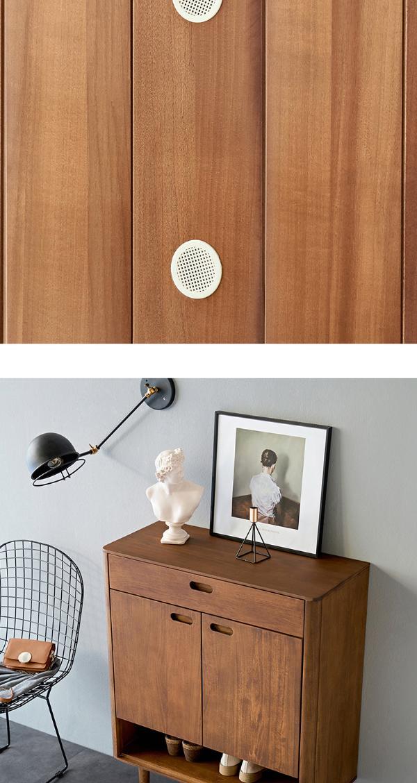 优家工匠北欧轻奢两门鞋柜