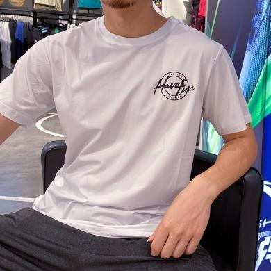 安踏短袖男kt汤普森秋季款休闲运动t恤衫时尚短t圆领152031143