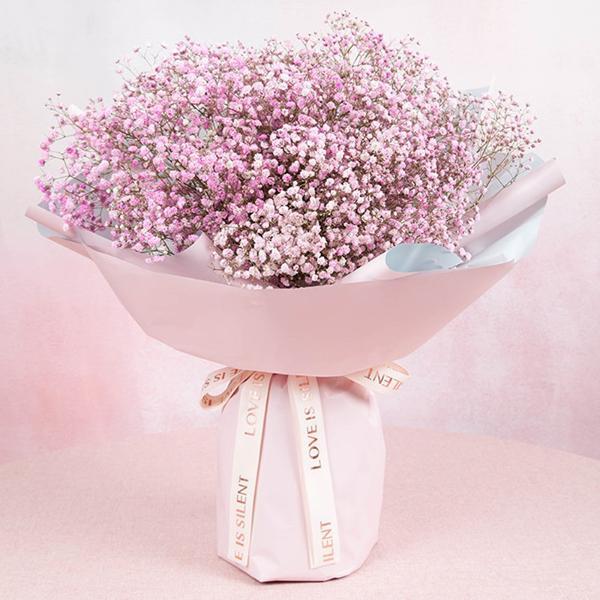 满天星鲜花束爱人周年纪念新品同城速递创意礼物情人节送女朋友送礼