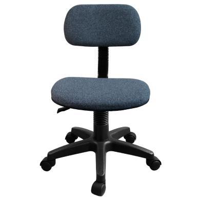 雅客集灰色兰桂电脑椅FB-13071 无扶手小办公椅家用坐椅 升降旋转椅子人体工学靠背椅