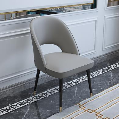 慕梵迪 餐椅 超纤皮+多层实木板 B0066