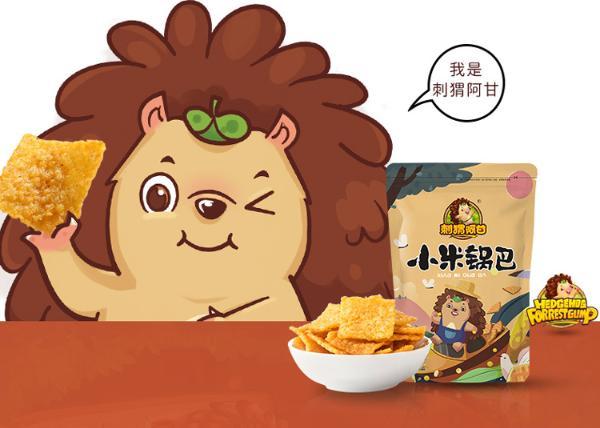 刺猬阿甘小米锅巴90g*6袋零食小吃成人款休闲食品
