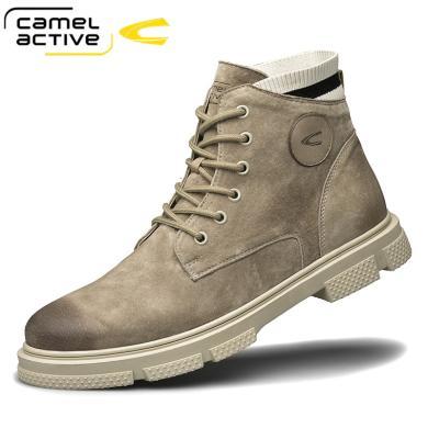 Camel Active/德国骆驼动感韩版潮流马丁靴男士工装靴子百搭休闲鞋 20782