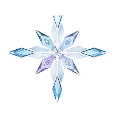 支持购物卡swarovski施华洛世奇frozen2snowflake冰晶雪花迪士尼雪花