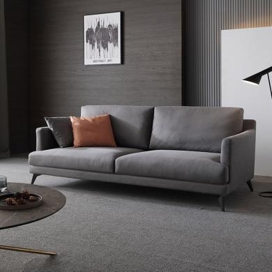 皇家密码现代简约北欧可拆洗布沙发科技布羽绒沙发小户型转角客厅家具
