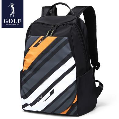 高尔夫/GOLF双肩包男士多功能可装15.6英寸笔记本电脑包休闲大容量防泼水背包时尚男 X-D933955