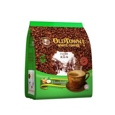 【支持购物卡】马来西亚Oldtown旧街场 白咖啡 榛果味三合一速溶咖啡570g