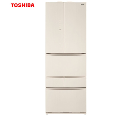 东芝（Toshiba）冰箱GR-RM537WE-PG1A7大容量 独立双冷却系统 中置果蔬室 ifeel感温智控