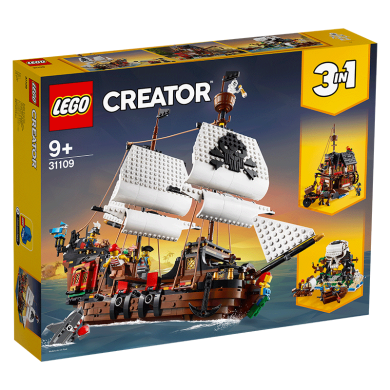 乐高(LEGO)积木 创意百变系列31109 海盗船9岁+儿童玩具 男孩女孩 生日礼物6月上新