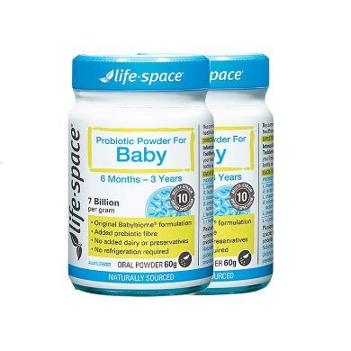 2瓶*澳洲益生菌Life Space 6个月-3岁婴儿用益生菌 60g