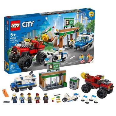 乐高（LEGO）City城市系列  5岁+ 巨轮越野车大劫案 60245