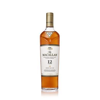 麦卡伦macallan 12年700ml 苏格兰单一麦芽威士忌 单桶雪莉桶 正品