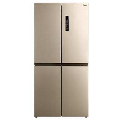 美的(Midea)BCD-468WTPM(E)十字对开门风冷无霜纤薄机身双系统家用电冰箱