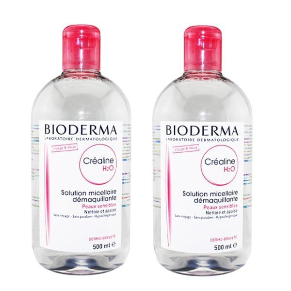 【2瓶】法国bioderma贝德玛 舒妍温和保湿卸妆水500ml 瓶 粉瓶【价格 评价 图片】 天虹