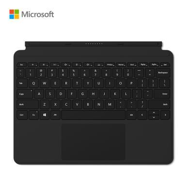微软 Surface Go 专业键盘盖 黑色 | 原装 聚氨酯材质 全尺寸按键+触控板 Surface Go 2/Go通用