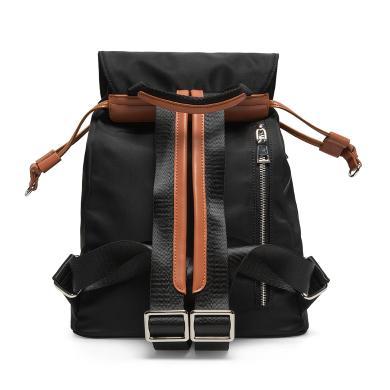 百思图2020秋季新款商场同款个性时尚简约宽背带双肩包x2082cx0