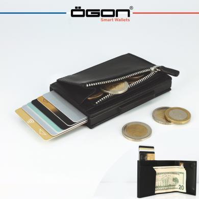 OGON法国欧夹RFID防盗刷轻盈卡夹钱包-CZ系列@时代领英（原装进口好物/高端商务礼品）