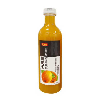 鲜绿园 枇杷汁枇杷王枇杷原浆果汁饮料大瓶饮料1000ml 95%整箱6瓶装