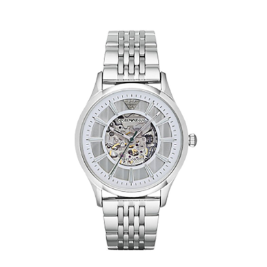 【支持购物卡】阿玛尼(EmporioArmani)手表钢制表带经典时尚休闲机械男士时尚腕表  AR1945