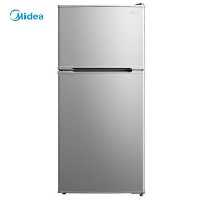 美的(Midea）112升双门小冰箱 家用宿舍租房小型电冰箱 两门节能静音 冷冻冷藏  BCD-112CM
