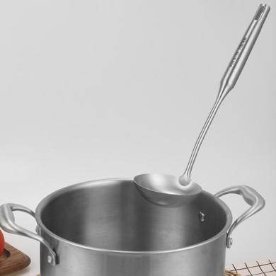 康巴赫汤勺304不锈钢汤勺火锅勺 防烫隔热家用汤勺