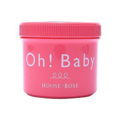 日本House of rose玫瑰屋 Oh!Baby蚕丝精华身体去角质磨砂膏 570g